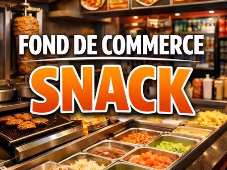fond de commerce snack