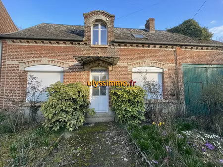 maison picarde de 6 pièces  trois chambres garage et jardin