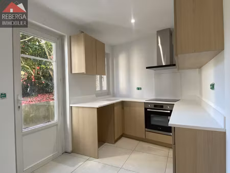 maison t4 entièrement rénovée avec garage et jardin