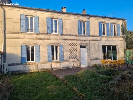 maison charentaise rénovée - 136m2 avec jardin & garage - rétaud
