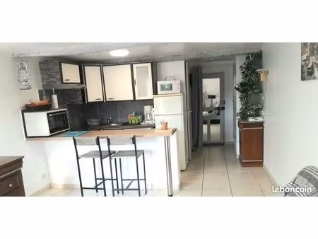 grand studio meuble 27m2 calme lumineux belle vue jardin sans vis a vis