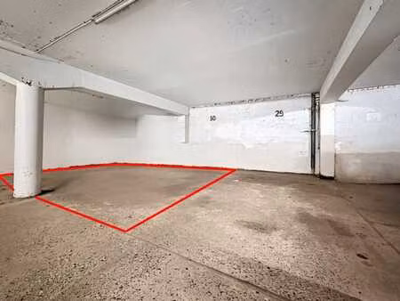 jette : emplacement de parking à vendre