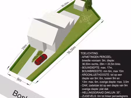 bouwgrond (462m²) voor een halfopen bebouwing in nijlen!