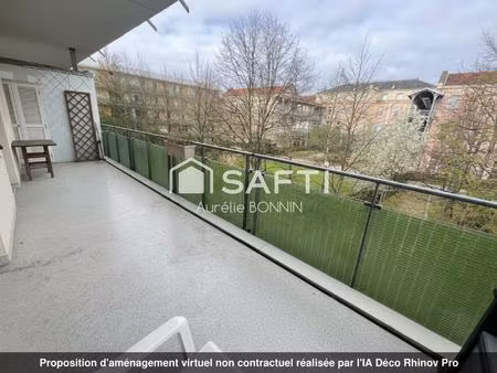 superbe t4 de 90m² avec deux parkings sécurisés en sous sol et un cellier