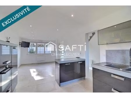 maison individuelle entièrement rénovée après 2024  87 m2 habitables  terrain clos avec st