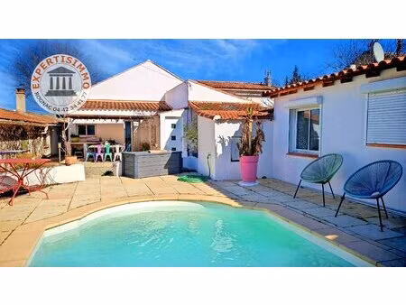 rognac centre - maison t5 114m² sur 405m² de terrain avec piscine