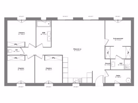 vente maison neuve 6 pièces 101 m² à saint-paterne-racan (37370)  196 000 €