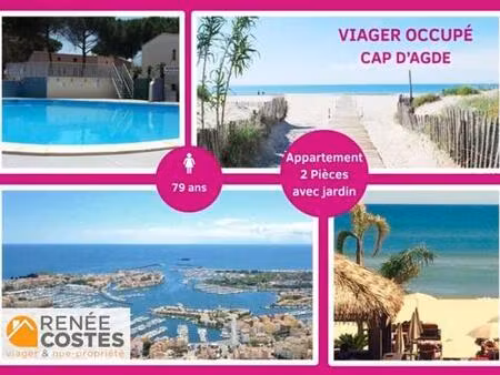 viager occupé - f79 ans - agde (34300)