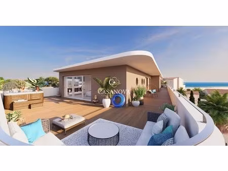 exceptionelle villa sur le toit - vue mer - 121 m2 - roof top 170 m2 le grau d'agde