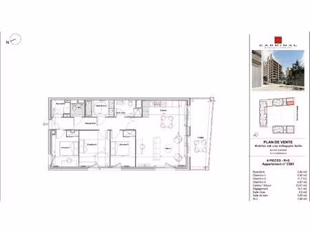 location appartement 4 pièces 90m² bordeaux 33100