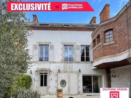 exclusivité - maison bourgeoise de 225 m² classe énergie c avec double garage et jardin en