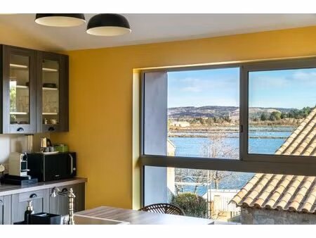 a peyriac de mer  maison + appartement  vue étangs.