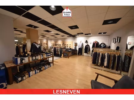 vente commerce 6 pièces 278 m² lesneven (29260)