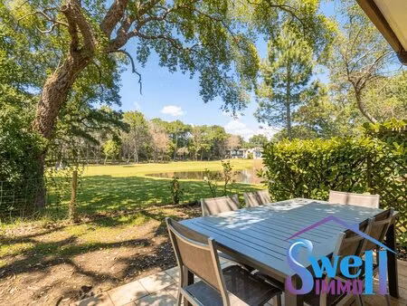 vue sur le golf de moliets maison t4 54m² dans résidence avec