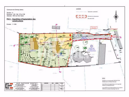 terrain grenay 830 m2 plat libre constructeur.