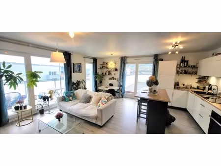 rouen luciline : splendide appt 86 m² (+ 85 m² terrasses)  3 ch  asc  2 gges ! produit rar