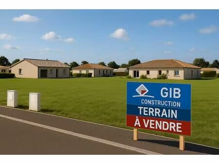vente terrain à construire 380 m² preignac (33210)