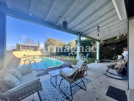 maison cozy avec piscine et 6 chambres