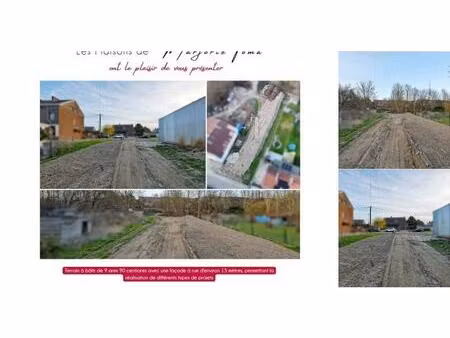 terrain à vendre à rue du travail auvelais (vbd97700)