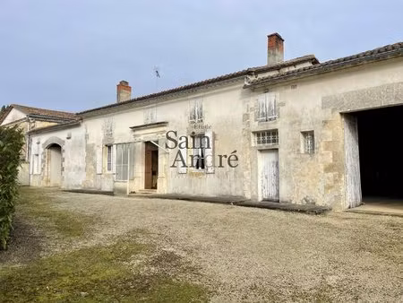 projet de rénovation - ancienne ferme charentaise avec terrain constructible - secteur...