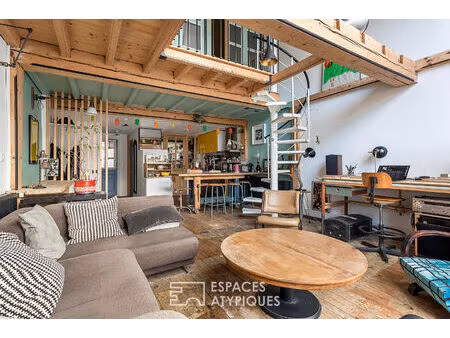 loft en duplex au calme dans un ancien atelier