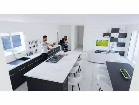 terrain avec maison neuve à vendre