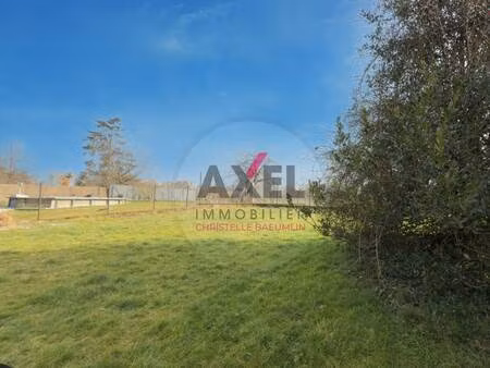 terrain constructible à vendre
