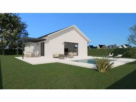 terrain avec maison neuve à vendre