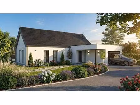 terrain avec maison neuve à vendre
