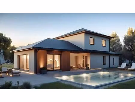 terrain avec maison neuve à vendre