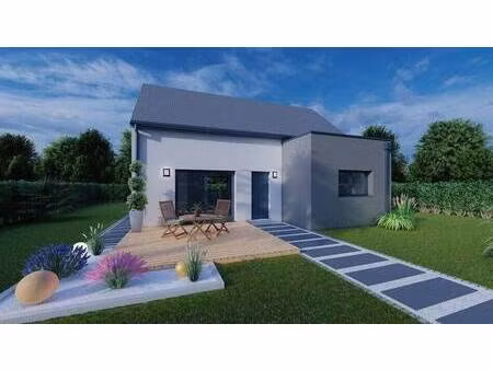 terrain avec maison neuve à vendre