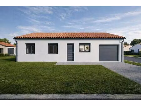 terrain avec maison neuve à vendre