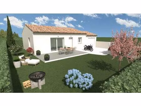 terrain avec maison neuve à vendre