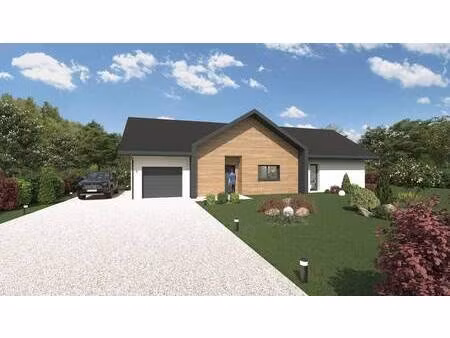 terrain avec maison neuve à vendre
