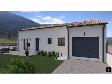 terrain avec maison neuve à vendre