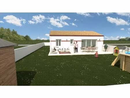 terrain avec maison neuve à vendre