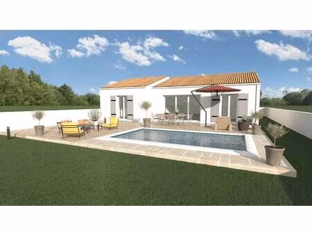 terrain avec maison neuve à vendre