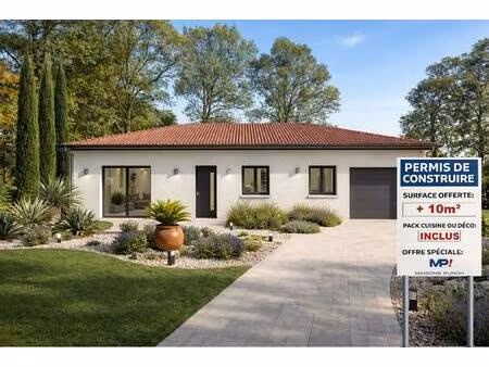 terrain avec maison neuve à vendre