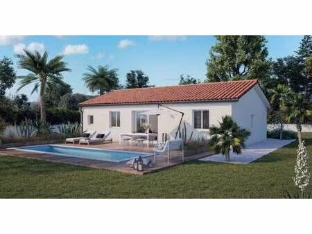 terrain avec maison neuve à vendre