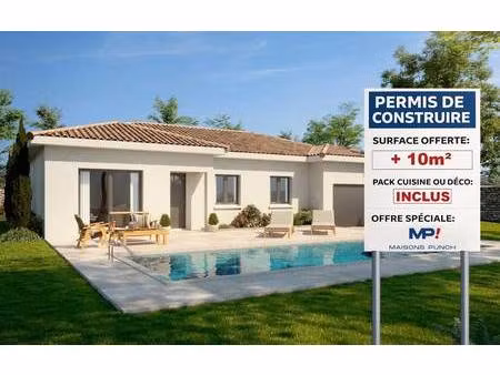 terrain avec maison neuve à vendre