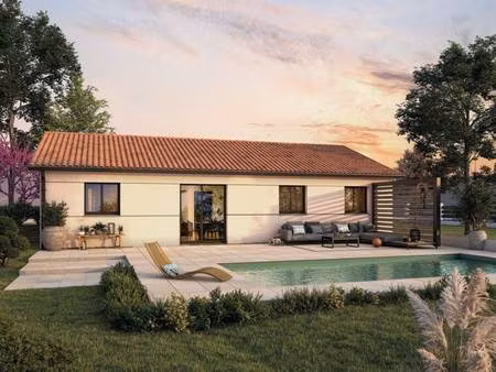 terrain avec maison neuve à vendre