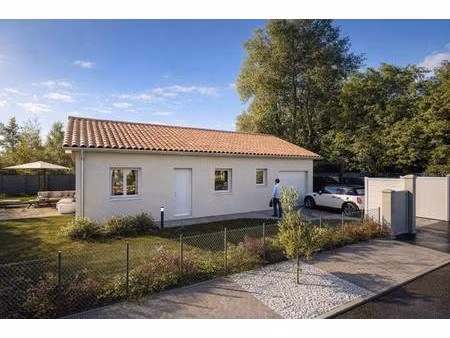 terrain avec maison neuve à vendre