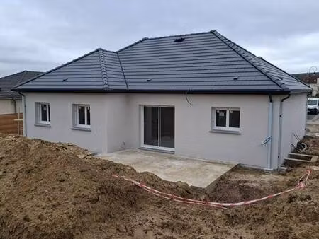 terrain avec maison neuve à vendre