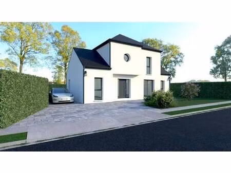 terrain avec maison neuve à vendre