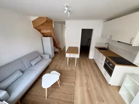 duplex neuf meublé 2ch  eu/métro/train  65m2