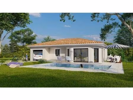 terrain avec maison neuve à vendre