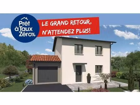 terrain avec maison neuve à vendre