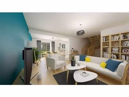 terrain avec maison neuve à vendre