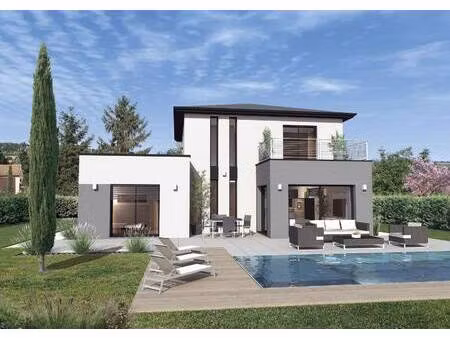 terrain avec maison neuve à vendre