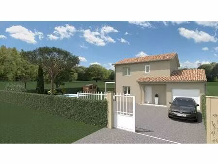 terrain avec maison neuve à vendre